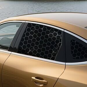 Hexagonal Honeycomb Car Glass Sticker 19.69x29.53inch Car window Decal